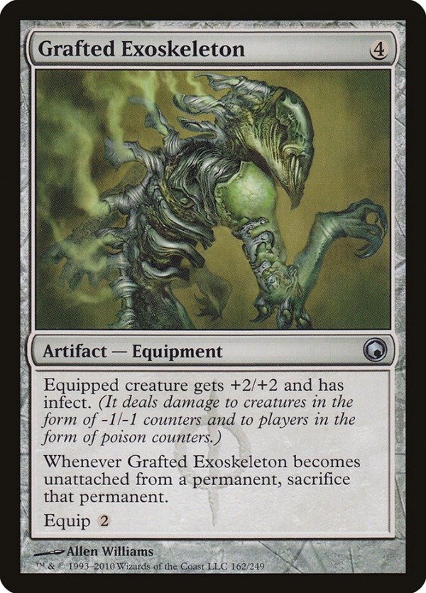 Producto - Grafted Exoskeleton  Scars of Mirrodin