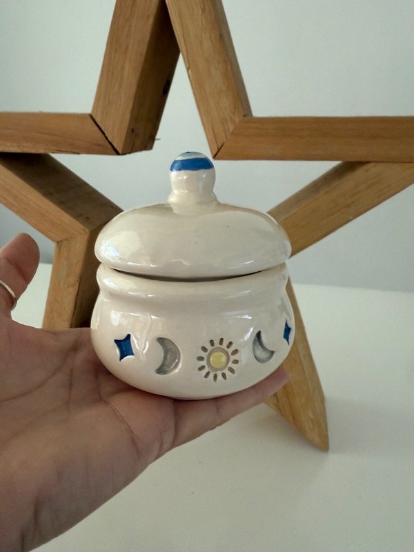 Producto - Sahumadores con tapa Sol y Luna