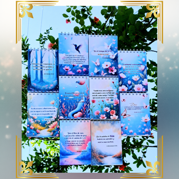 Producto - Pack 10 anotadores A6 - Citas Bíblicas