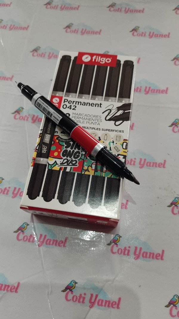 Producto - Marcador doble punta Filgo por unidad