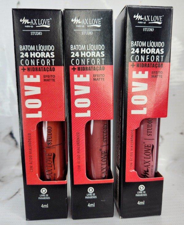 Producto - Labial líquido matte Love 24hs confort - Max Love