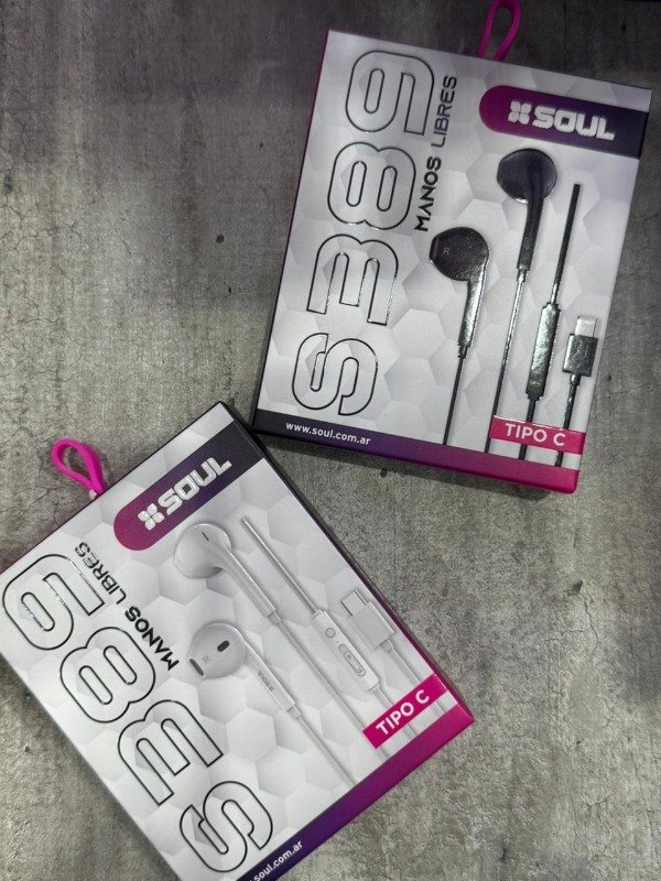 Producto - AURICULAR SOUL S389 TIPO C BLANCO