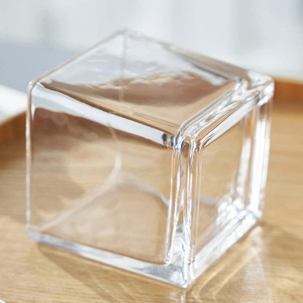 Producto - Recipiente De Vidrio Cuadrado
