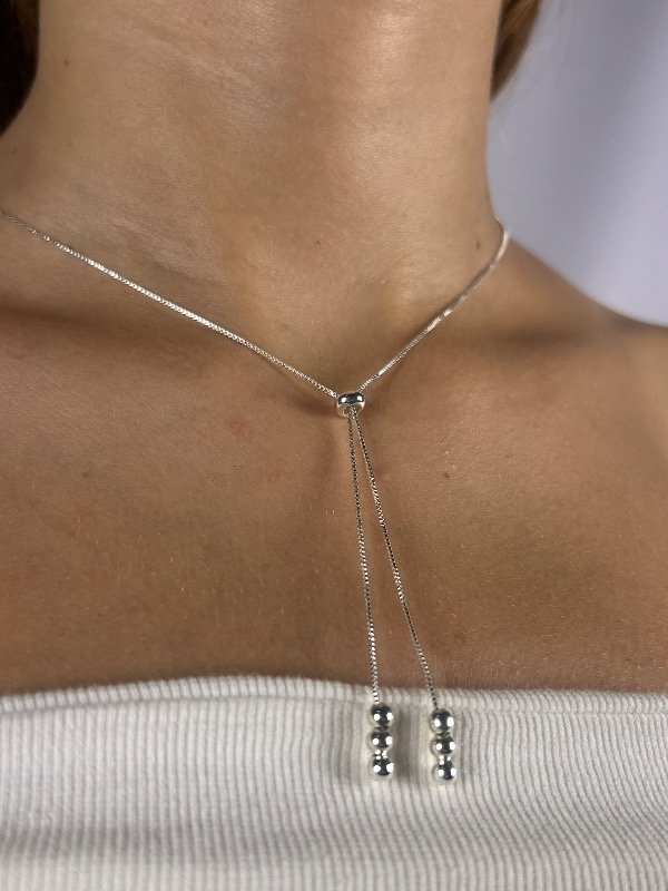 Producto - CADENA DE PLATA CORBATERO CON PERLAS 1944
