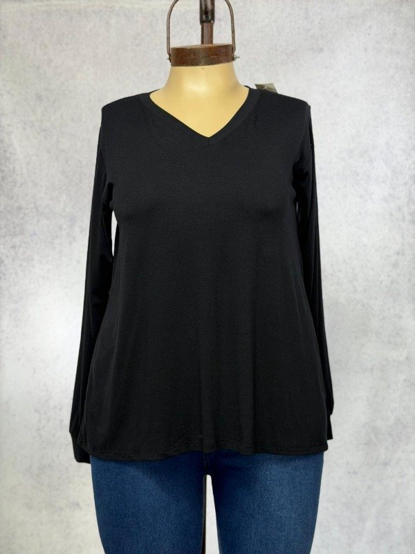 Producto - REMERON LUCIA NEGRO MODAL ESCOTE V