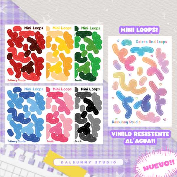 Producto - Colors and loops - mini planchita