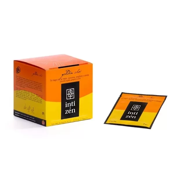 Producto - Te Golden Chai con curcuma, jengibre y canela - Inti Zen