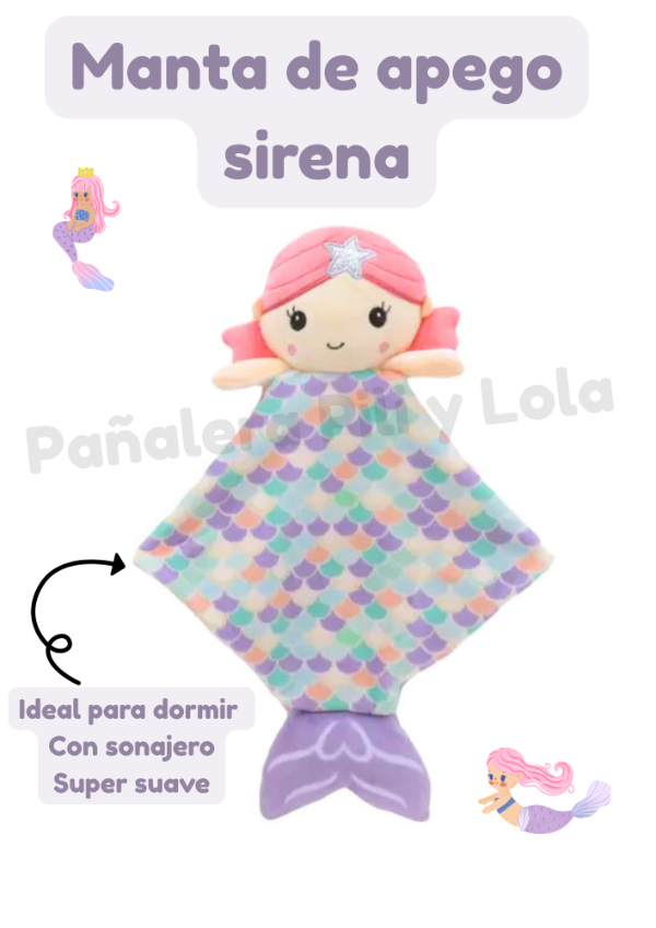 Producto - Manta de apego sirena