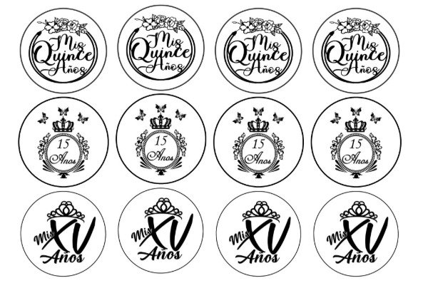 Producto - LAMINA 15 AÑOS 5