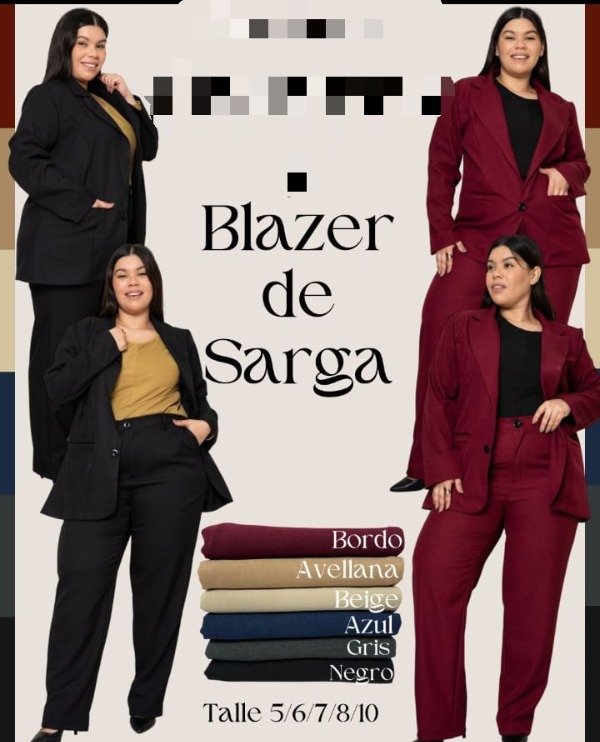 Producto - Línea Talles especiales!! Blazer de sarga