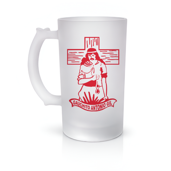 Producto - Chopp vidrio Esmerilado - Gauchito Gil