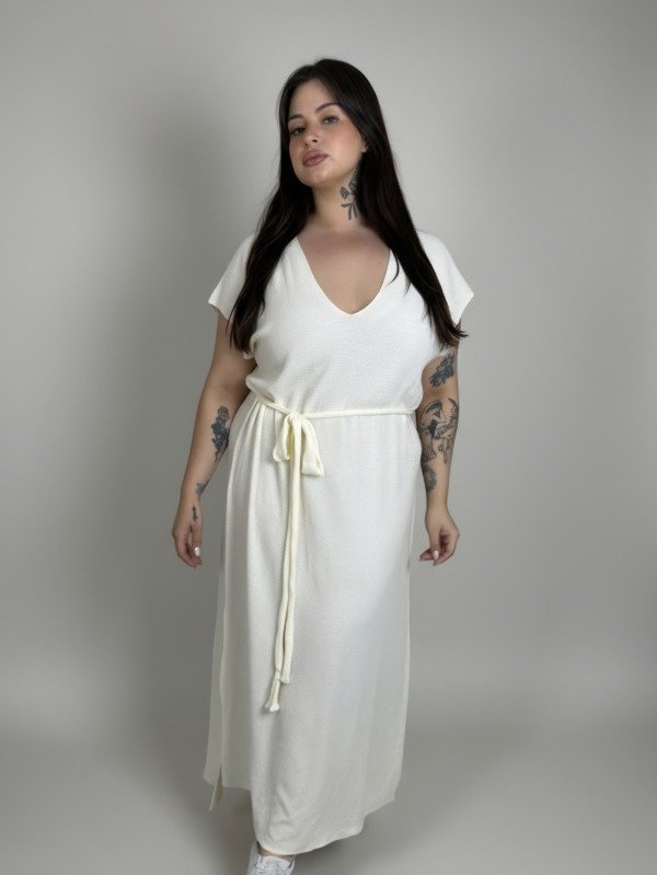 Producto - Vestido V Lazo - tejido