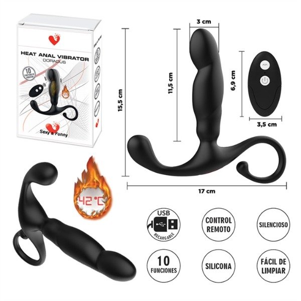 Producto - Doradus  Prostatico con control remoto y fusión de calor