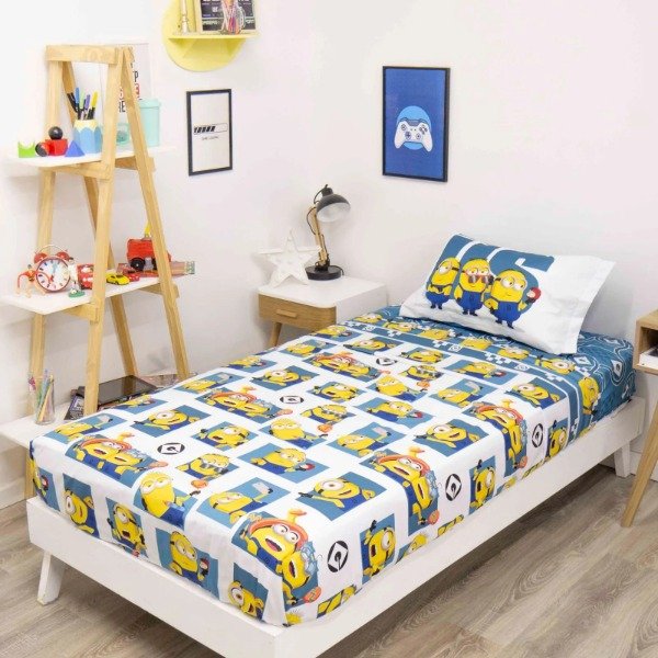 Producto - Sábanas 1 1/2 Minions Licencia Oficial