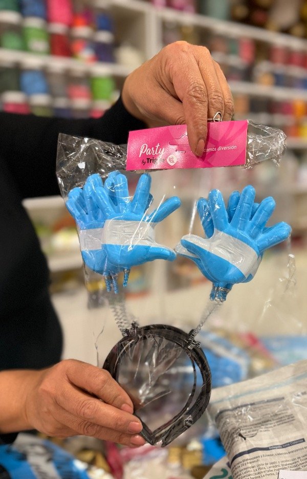 Producto - Vincha resortes manos Argentinas