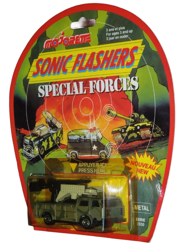 Producto - Majorette Sonic Flashers Camion Antiaereo Serie 2330