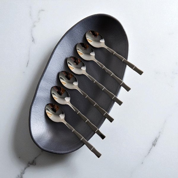 Producto - Set de 6 cucharitas mod. Bambu negro