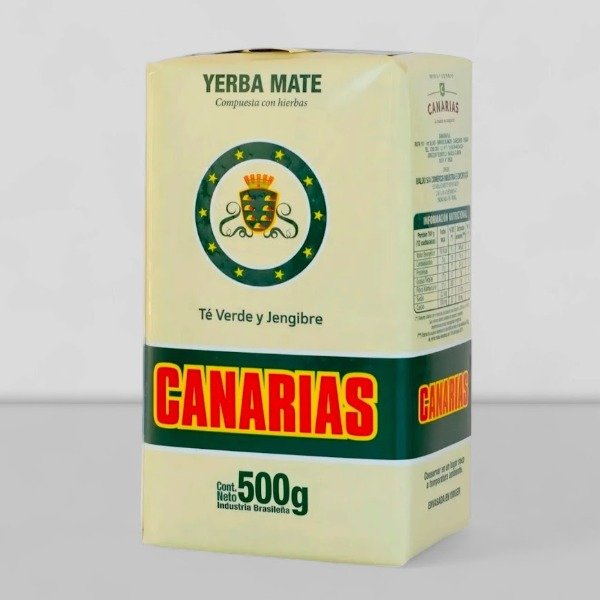 Producto - Yerba Canarias Te Verde y Jengibre 500g