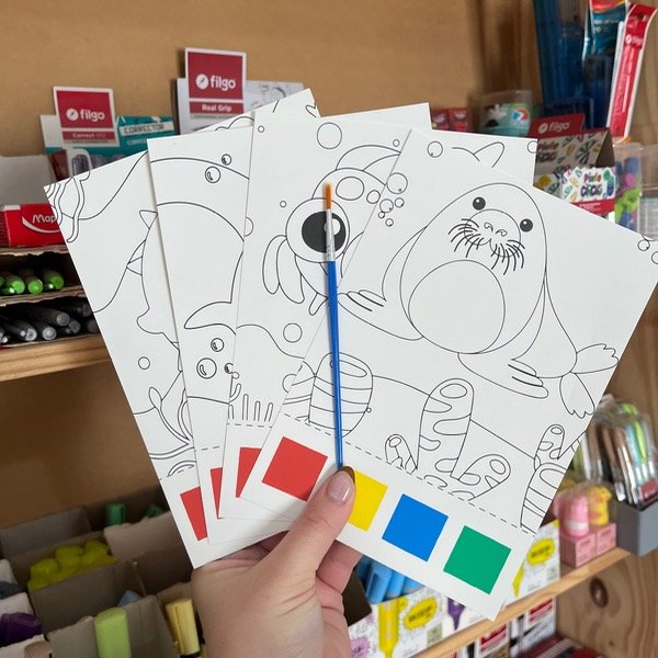 Producto - Láminas para colorear x4