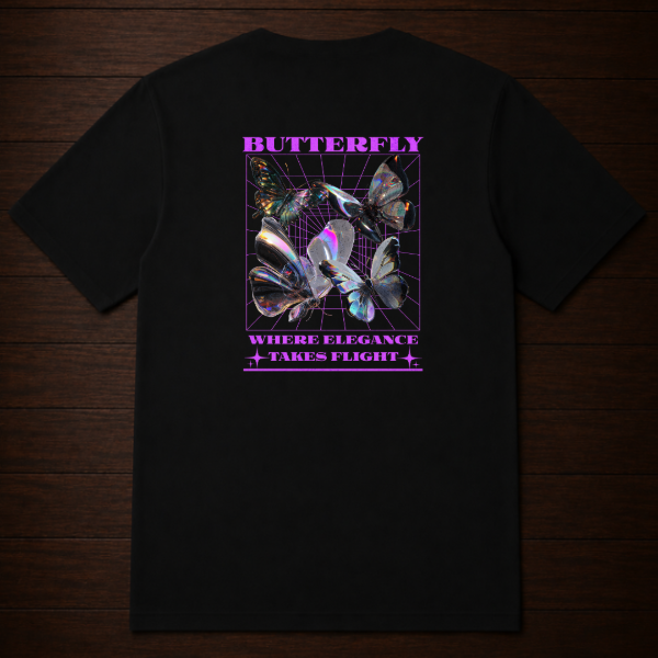 Producto - Remera - Butterfly where elegance takes flight - 1
