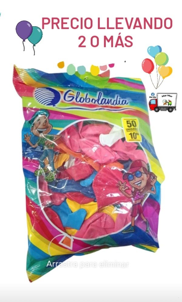 Producto - Globos x50 (cantidad)