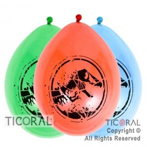 Producto - GLOBOS X15U JURASSIC WORLD 9''