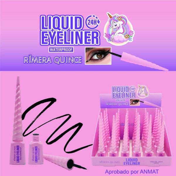 Producto - DELINEADORES LÍQUIDO UNICORNIO - RIMERA QUINCE