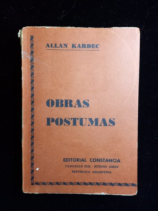 Producto - Alan Kardec - Obras postumas - Constancia - 1