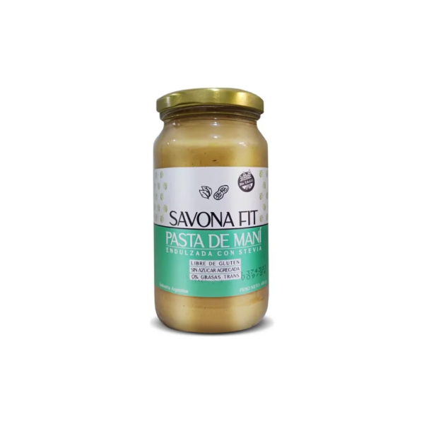 Producto - Pasta de mani SAVONA FIT endulzada con Stevia