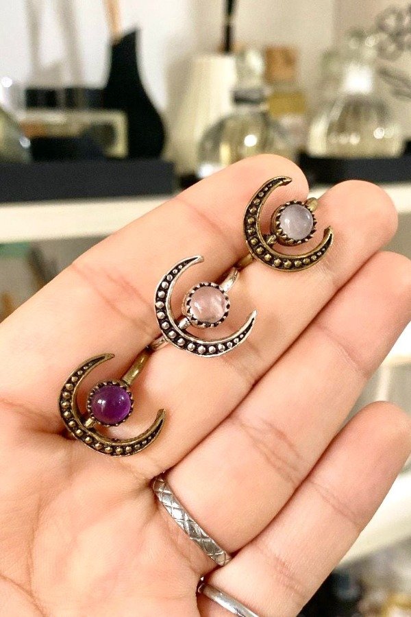 Producto - Anillo Luna con Piedras