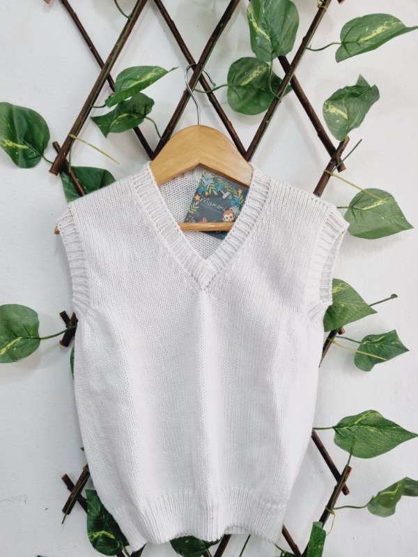 Producto - Chaleco Jardin Blanco
