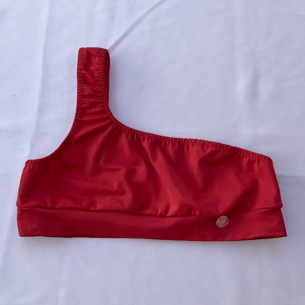 Producto - Corpiño top un hombro rojo