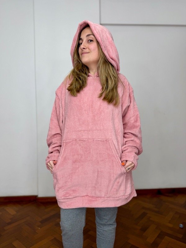 Producto - Maxi buzo polar soft rosa Pipitas