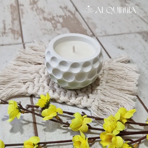 Producto - Vela Cuenco Mediano Burbujas