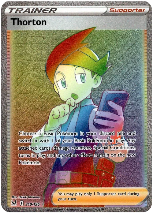 Producto - Thorton Hyper Rare - 210/196 - Lost Origin - Holo