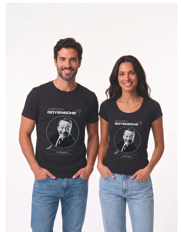 Producto - Remera Roberto Goyeneche El Polaco - Negra - 0