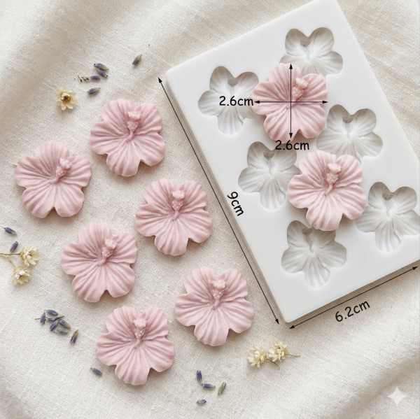 Producto - Molde mini flores hawaianas
