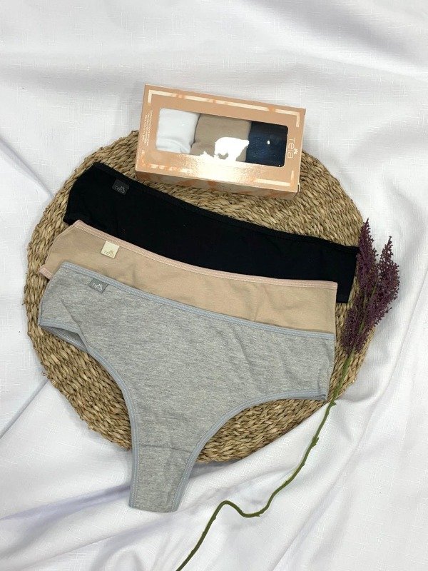 Producto - ART 1003 - TEIA - Pack x3 Culote Less de Algodón T: Unico