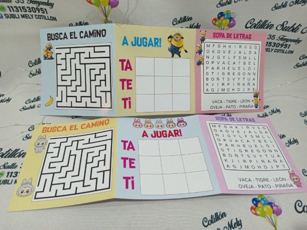 Producto - MINI TRIPTICO DIDACTICO