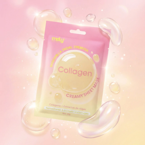 Producto - Mascarilla facial Mely Colágeno + extracto de algas