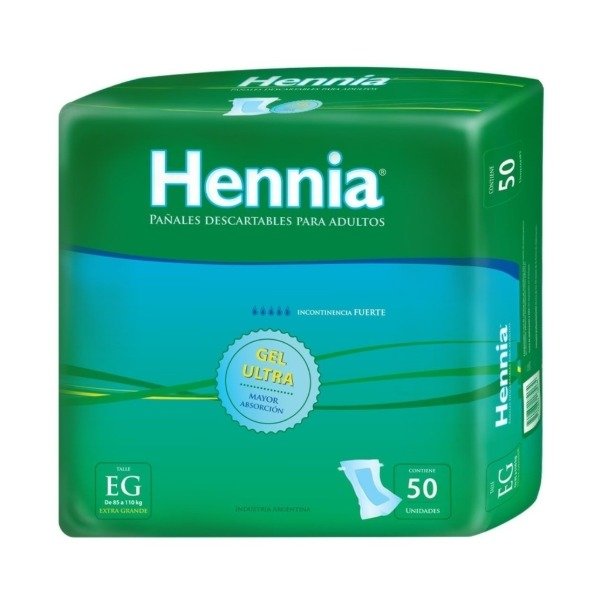 Producto - Pañales Descartables Hennia Rectos para adultos EG 50u