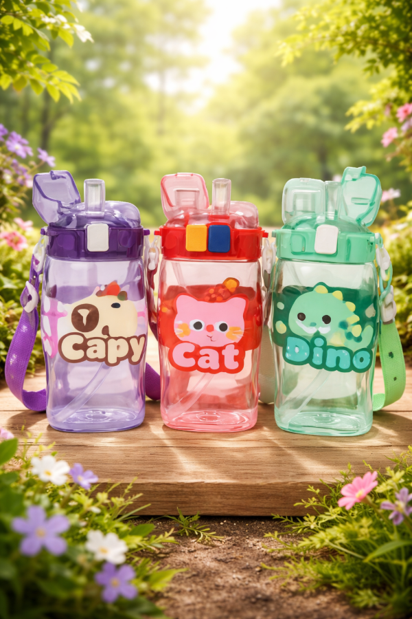 Producto - Botella Infantil con Correa y Pico 500ML