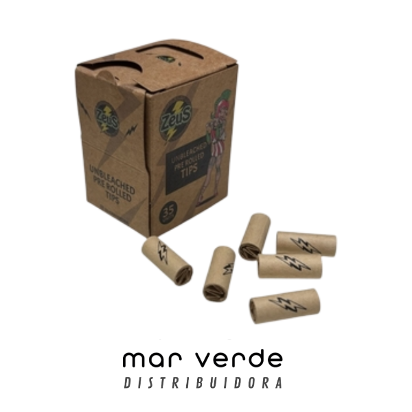 Producto - Filtro pre rolled Zeus sin blanquear x35
