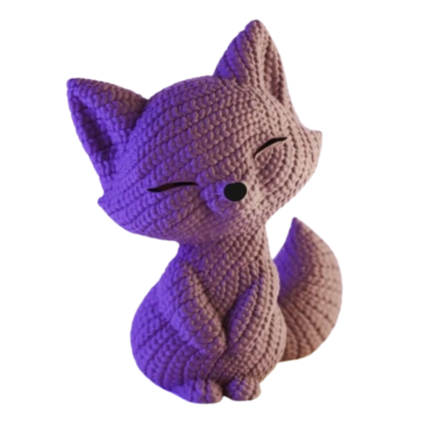 Producto - Zorro efecto tejido