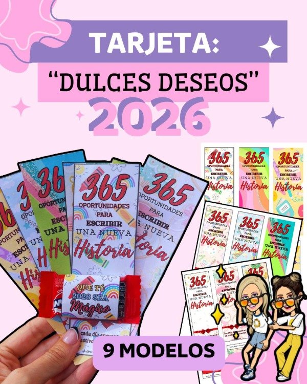 Producto - TARJETA. DULCES DESEOS 2026