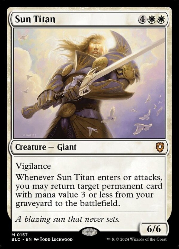 Producto - Sun Titan #157  Bloomburrow Commander