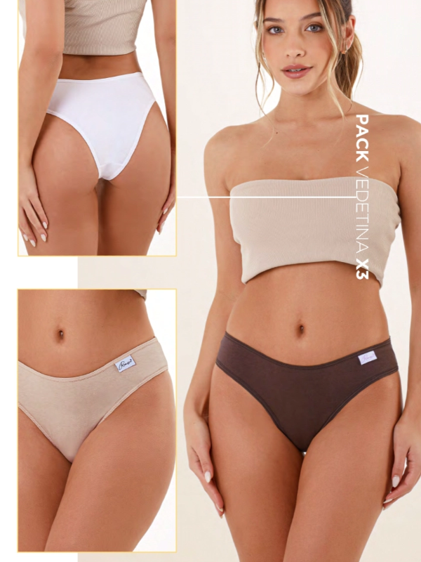 Producto - 1022 - Remssa - Vedetinas Lisas de Algodón x3