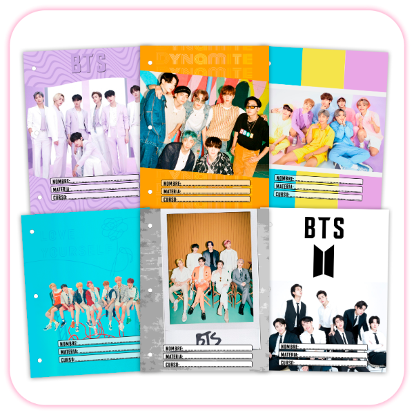 Producto - Kit imprimible Carátulas Separadores N3 BTS