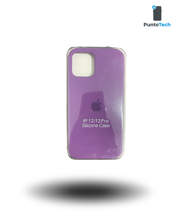 Producto - Silicon case iPhone 12 violeta