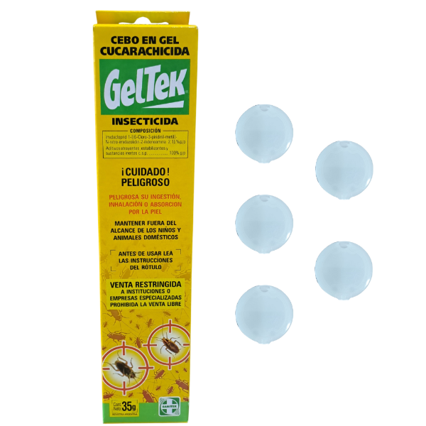 Producto - Geltek Cucarachas + 5 Portacebos